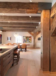 Barn Board In The Kitchen Interior