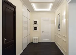 Hallway Interior With Beige Doors