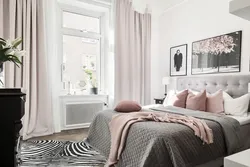 Powder Bed In The Bedroom Interior