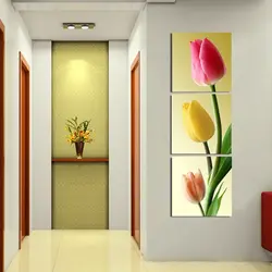 Paintings for interior vertical hallway