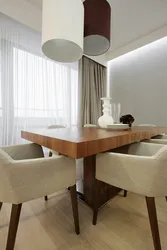 Кухонный стол в гостиной интерьер
