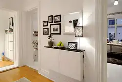 White chest of drawers in the hallway interior