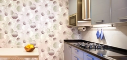 Wallpaper Circles In The Kitchen Interior