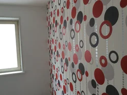 Wallpaper Circles In The Kitchen Interior