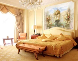 Classic Paintings In The Bedroom Interior