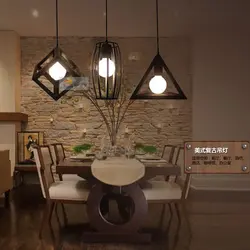 Loft Chandelier In The Kitchen Interior