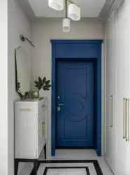 Синяя Дверь В Интерьере Прихожей