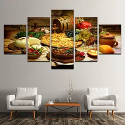 Картины триптихи для интерьера кухни