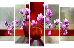 Triptych Paintings For Kitchen Interior
