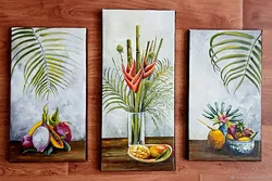 Картины Триптихи Для Интерьера Кухни