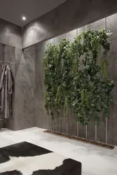 Artificial Grass In The Bathroom Interior