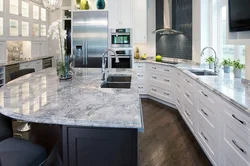 Tunisian countertop in the kitchen interior