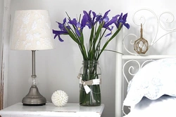 Artificial flowers for bedroom interior