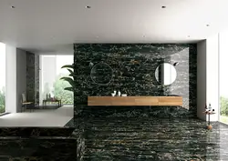 Green Marble In The Living Room Interior