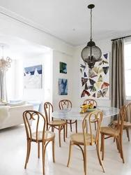 Viennese chairs in the kitchen interior
