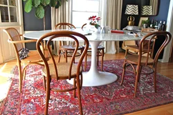 Viennese chairs in the kitchen interior