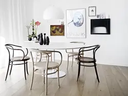 Viennese chairs in the kitchen interior