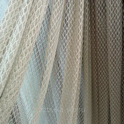 Tulle in the bedroom interior mesh
