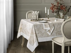 How to choose a tablecloth for your kitchen interior