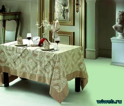 How To Choose A Tablecloth For Your Kitchen Interior