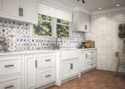 Fully tiled kitchen new interior design