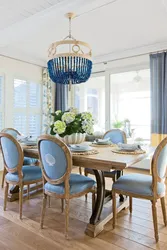 Blue Chairs For The Kitchen In The Interior