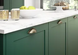 Handles shells for the kitchen in the interior