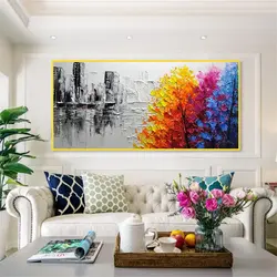 Interior oil paintings for living room
