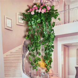 Artificial flowers for the interior in the hallway