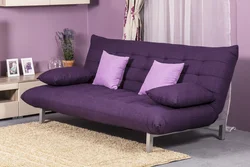 Sofa Without Armrests In The Living Room Interior