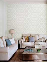 Andrea Rossi wallpaper in the bedroom interior