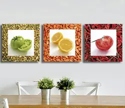 Vegetables and fruits for kitchen interior