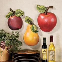 Vegetables and fruits for kitchen interior