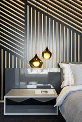 Slatted Wall Panels In The Kitchen Interior