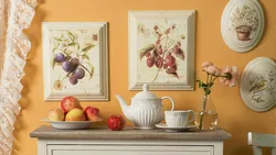 DIY paintings for the kitchen interior