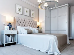 Bedroom interior with carriage bed