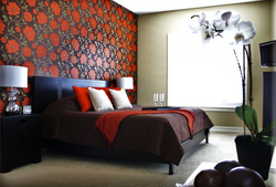 One Wall Of A Different Color In The Bedroom Interior