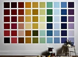 Краска для обоев под покраску палитра цветов в интерьере кухни
