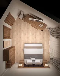 Bedroom pentagonal design