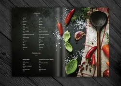 Kitchen menu design