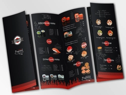 Kitchen menu design