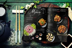 Kitchen menu design