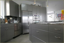 Kitchen design silver