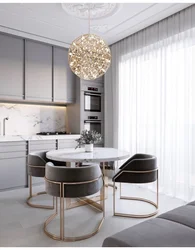 Kitchen design silver