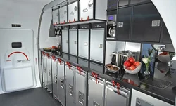 Airplane kitchen design