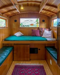 Дызайн спальні вагона