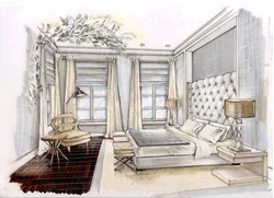 Bedroom Design Sketch