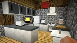 Minecraft kitchen design