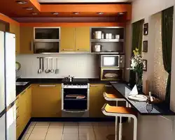 Adjacent kitchen design