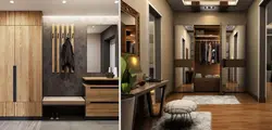 Hallway design in euro-room apartment